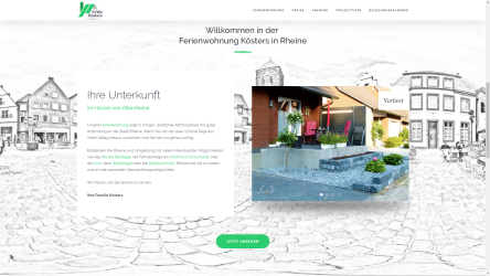 Website Ferienwohnung-in-Rheine.de 